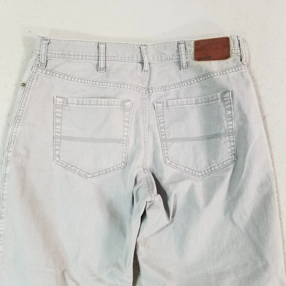 Levi's Docker jeans men's 36x29 Gray relaxed fit denim pants